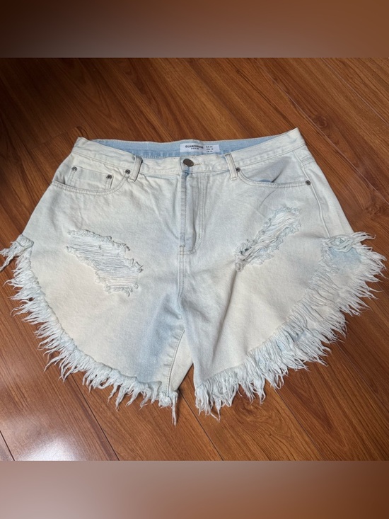 Glamorous Pants - ASOS Glamorous Denim Distressed Shorts